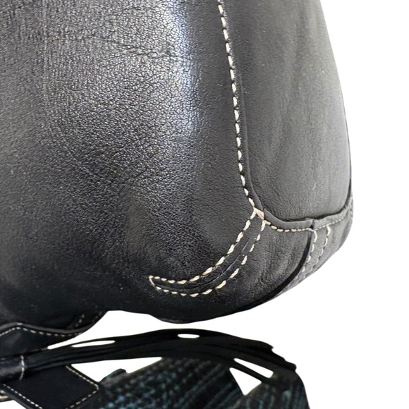 Coach vintage y2k 1417 black leather legacy hobo shoulder bag - Picture 8 of 13